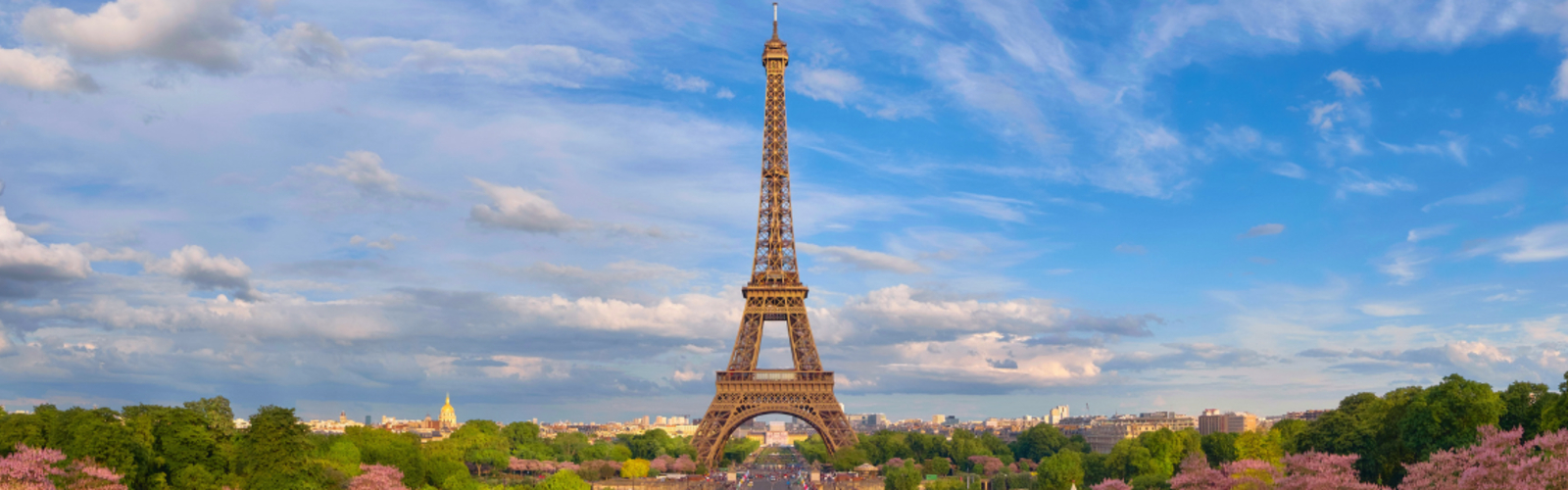 BComm French Banner Eiffel Tower
