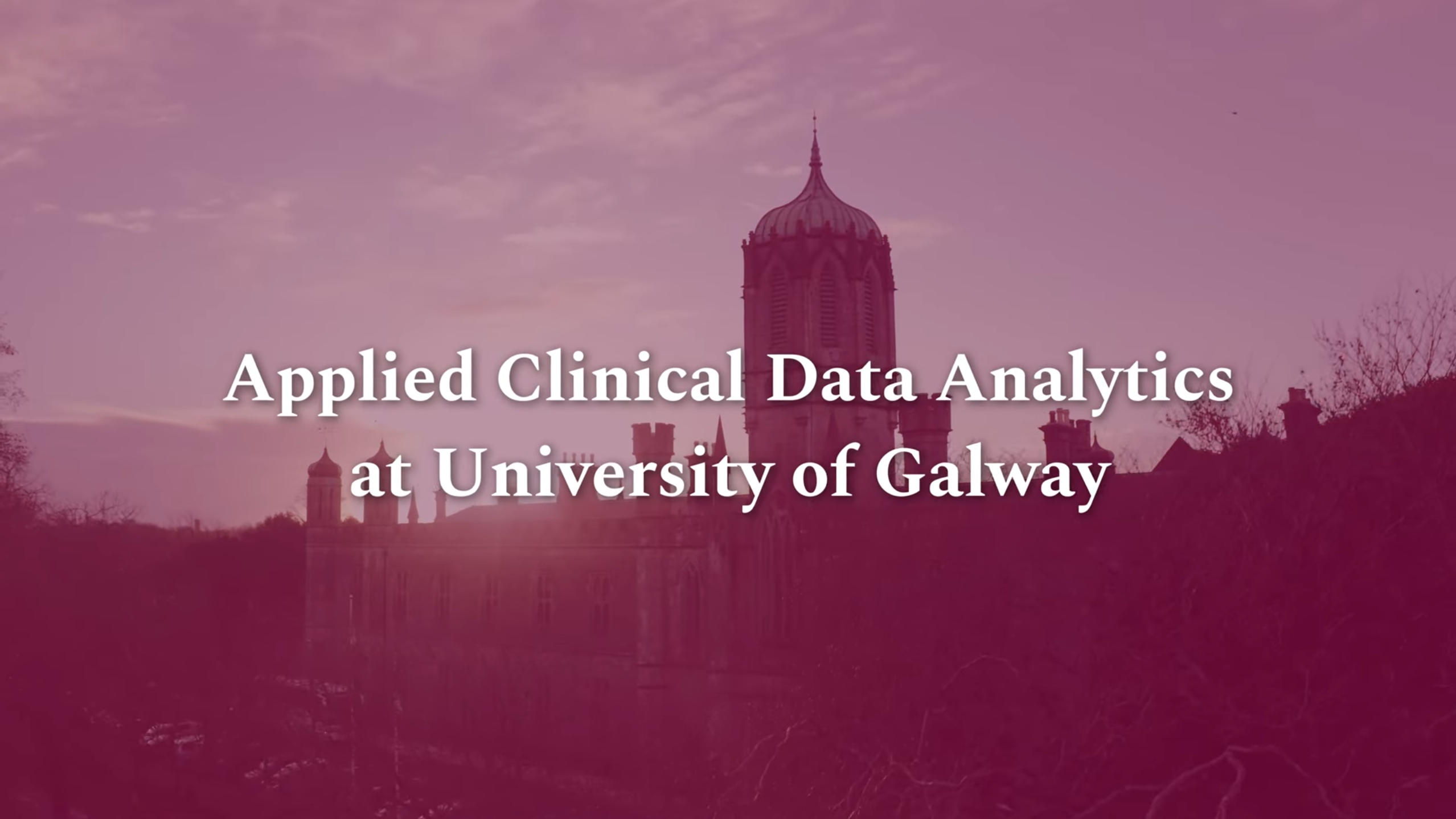 University of Galway clock tower